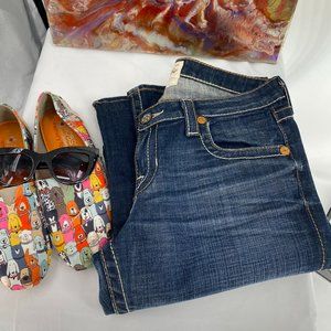 Big Star Vintage Collection - Small Flare - Denim Jeans - LIV Style (Size 30L)